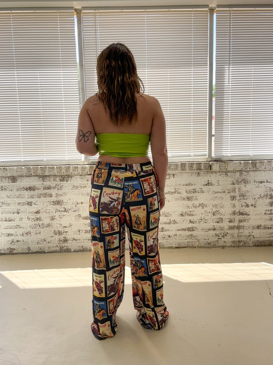 Cowboy Poster Pants