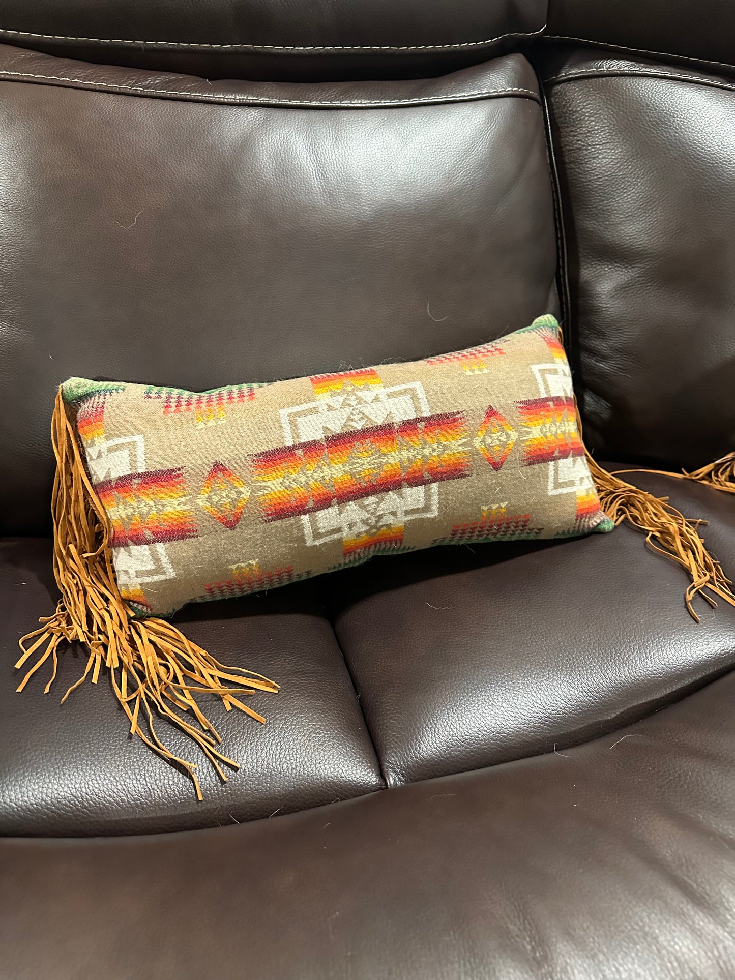 Pendleton Fringe Pillow *MAKENZIES CLOSET*